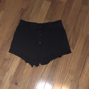 High waisted short shorts